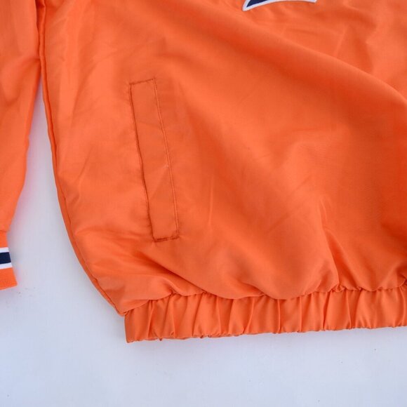 Detroit Tigers Giii Sports By Carl Banks MLB Orange Windbreaker Pullover Jacket - Picture 7 of 11